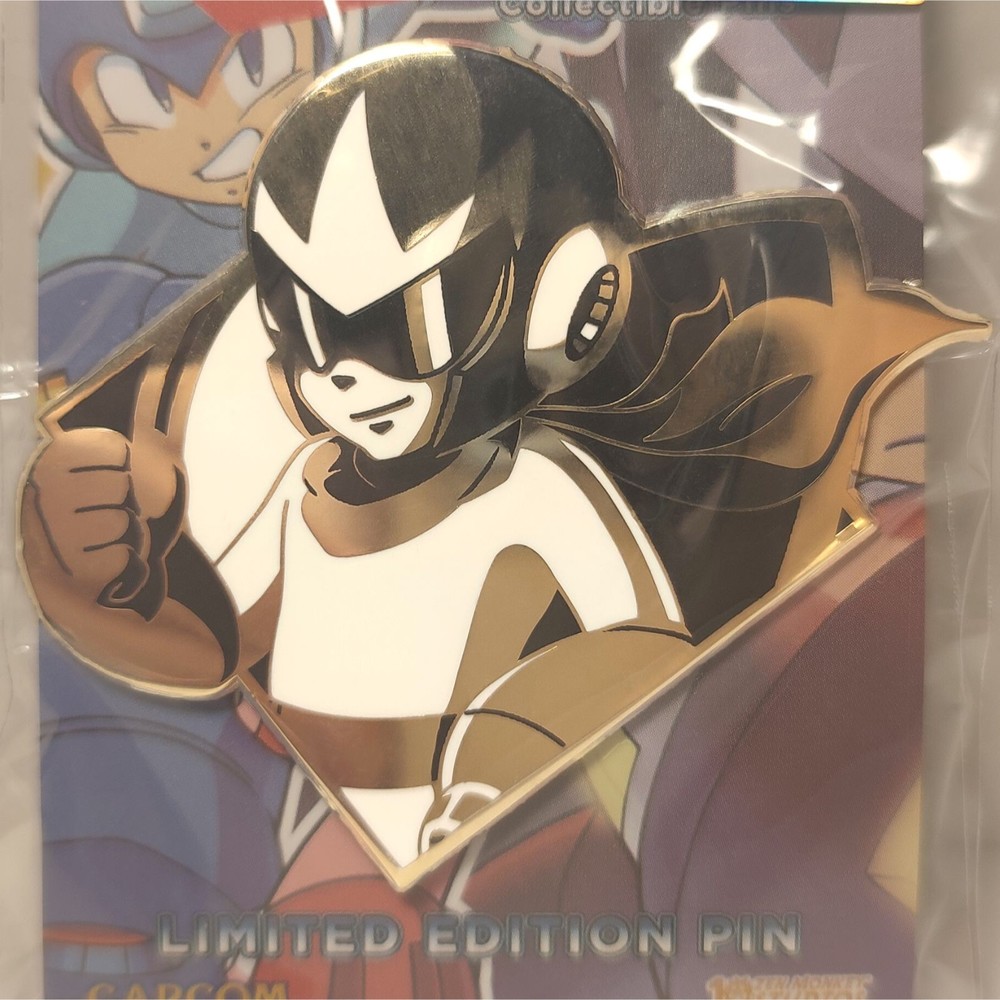 Mega Man Proto Man Limited Edition Enamel Pin Authentic Capcom Product